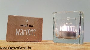 Troost-lichtje 'Voel de warmte'